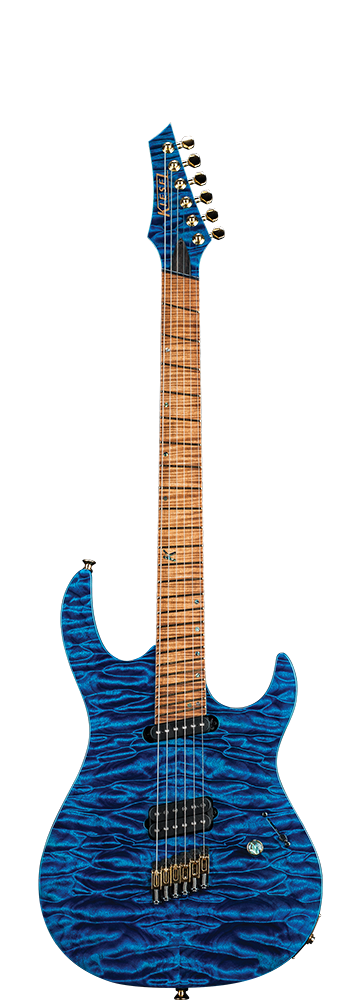 Kiesel Guitars Blue Candy Finish